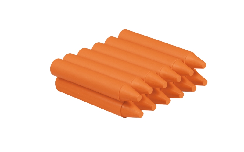 jovi estuche de 12 ceras no manchan no huelen resistentes deslizan bien faciles de afilar desarrollan motricidad fina color naranja