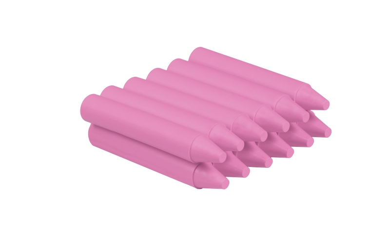 jovi estuche de 12 ceras no manchan no huelen resistentes deslizan bien faciles de afilar desarrollan motricidad fina color rosa