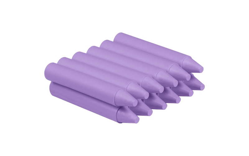 jovi estuche de 12 ceras no manchan no huelen resistentes deslizan bien faciles de afilar desarrollan motricidad fina color morado