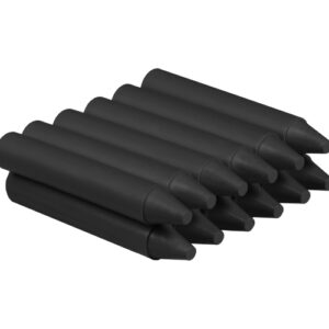 jovi estuche de 12 ceras no manchan no huelen resistentes deslizan bien faciles de afilar desarrollan motricidad fina color negro