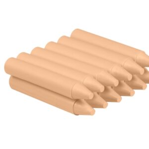 jovi estuche de 12 ceras no manchan no huelen resistentes deslizan bien faciles de afilar desarrollan motricidad fina color naranja