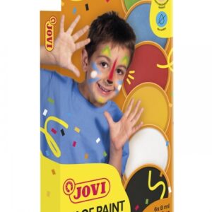 jovi estuche de 6 botes maquillaje crema hipoalergenico base grasa facil aplicacion y retiro gran cubricion mezclables color surtido