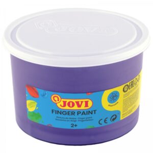 jovi finger paint bote de 500ml ingredientes naturales colores mezclables textura gelatinosa lavable color morado
