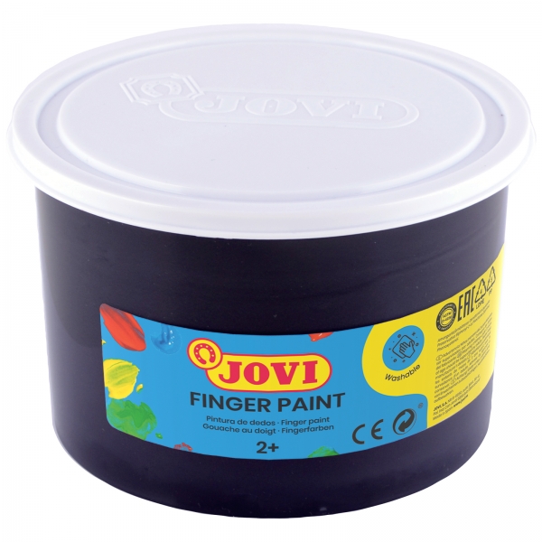 jovi finger paint bote de 500ml pintura de dedos ingredientes naturales colores mezclables textura gelatinosa lavable sin gluten no toxico color azul