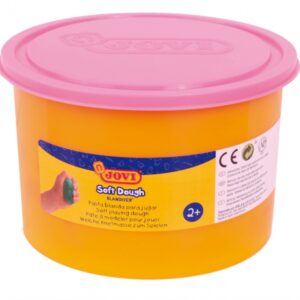 jovi soft dough blandiver bote de pasta de modelaje 460gr blanda y flexible facil de amasar y moldear ideal para iniciacion al modelaje color rosa