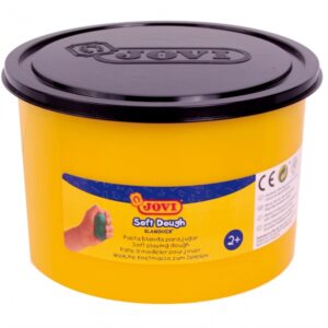 jovi soft dough blandiver bote de pasta de modelaje 460gr blanda y flexible facil de amasar y moldear ideal para iniciacion al modelaje color negro