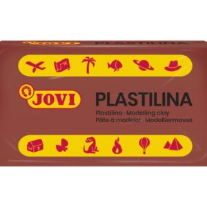 jovi caja de 30 pastillas de plastilina 50gr pasta vegetal no endurece sin gluten inocua facil de moldear ideal para volumen color rosa