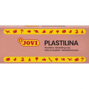 jovi caja de 15 pastillas de plastilina 150gr pasta vegetal para modelar no endurece sin gluten inocua y segura color beige