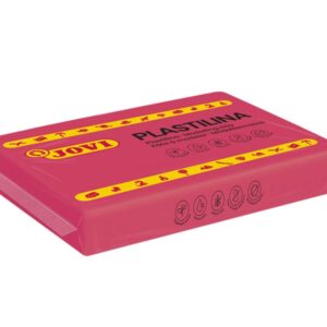 jovi caja de 15 pastillas de plastilina 350gr pasta vegetal no se seca sin gluten inocua facil de moldear ideal para figuras voluminosas color rosa