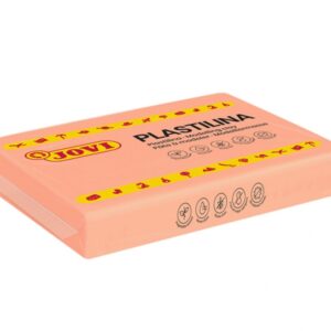 jovi caja de 15 pastillas de plastilina 350gr pasta vegetal para modelar no se seca sin gluten inocua y segura facil de moldear ideal para figuras voluminosas color rosa