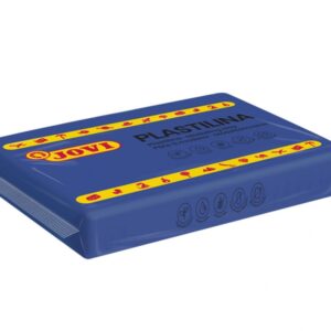 jovi caja de 15 pastillas de plastilina 350gr muy moldeable no se seca ideal para figuras en volumen color azul