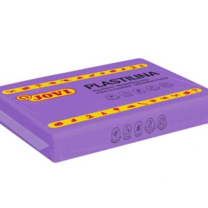 jovi caja de 15 pastillas de plastilina 350gr 100% vegetal facil de moldear sin gluten color lila
