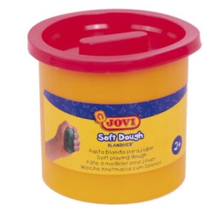 jovi soft dough blandiver pack con 5 botes de pasta de modelar 110gr blanda y flexible facil de amasar y moldear ideal para iniciacion al modelaje color rojo