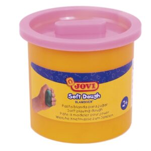 jovi soft dough blandiver pack con 5 botes de pasta de modelar 110gr blanda y flexible facil de amasar y moldear ideal para iniciacion al modelaje color rosa
