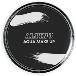 alpino aqua make up polvera de maquillaje facial acuarelable se lava con agua y jabon color negro