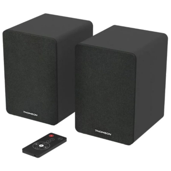 thomson ws400duo altavoces 50w bluetooth 5.0 entrada rca mando a distancia color negro