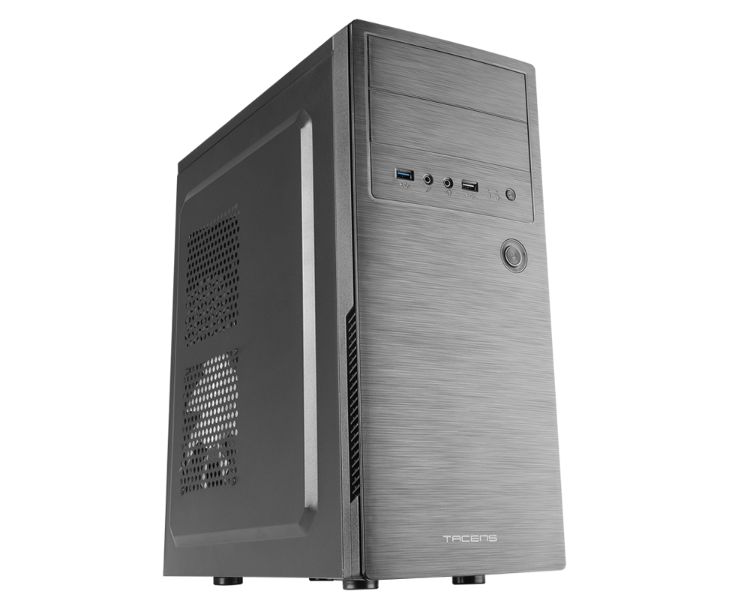 tacens ensis caja semitorre estructura metalica ultrarresistente ventilacion eficiente soporte refrigeracion liquida conectividad avanzada usb 3.0 color negro