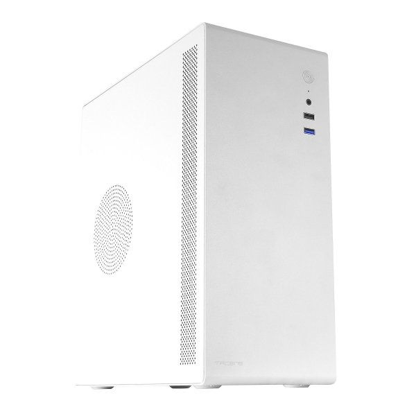 tacens novax mini torre ultra compacta estructura metalica resistente excelente refrigeracion soporte microatx/mini itx usb 3.0 y 2.0 color blanco
