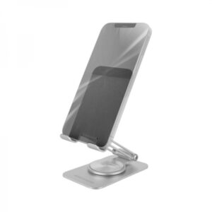 mars gaming ma rss soporte para smartphone aluminio ligero rotacion 360º ajuste altura 180º base antideslizante color plata