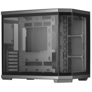 mars gaming custom mc 3tcore caja gaming triple cristal templado soporte 10 ventiladores placas base conector inverso usb c y filtros antipolvo magneticos color negro