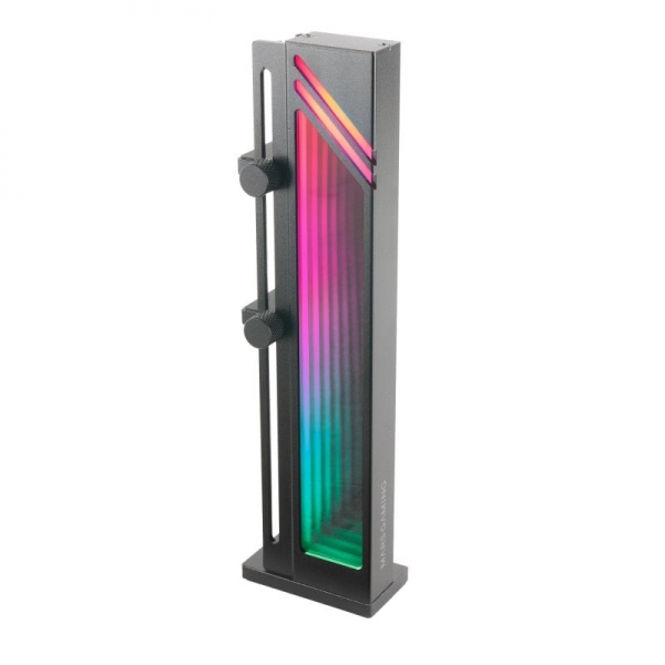 mars gaming mca gcb soporte tarjeta grafica argb iluminacion infinity mirror base magnetica antideslizante compatibilidad universal color varios