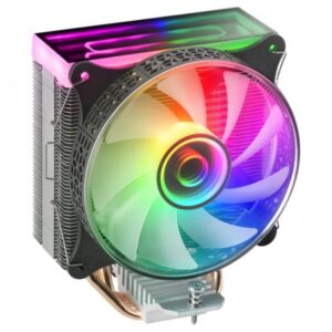 mars gaming mcpu vr disipador cpu soporta hasta 180w tdp doble espejo infinito argb multisocket universal control iluminacion argb color negro