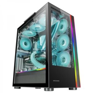 mars gaming mc ultra torre custom xxl cristal templado usb 3.0 argb color negro