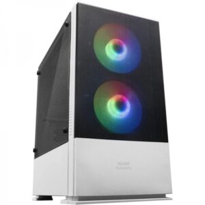 mars gaming mcz torre gaming ventilacion avanzada iluminacion rgb soporte refrigeracion liquida gestion de cables eficiente compatible microatx/mini itx color blanco