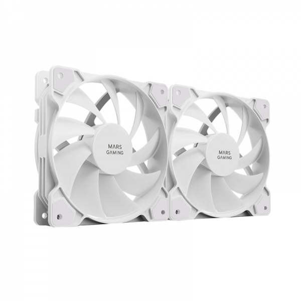 mars gaming mf pwmx2 ventilador ventilacion superior silencio absoluto libre de vibraciones sistema pwm duradero 60,000 horas color blanco