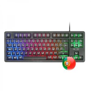 mars gaming mk023 teclado gaming tecnologia h mech red iluminacion frgb led anti ghosting compatibilidad universal estructura robusta portugues color negro