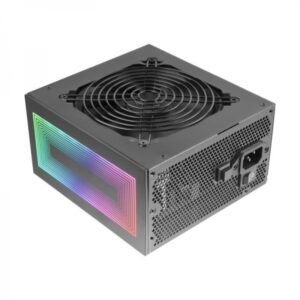 mars gaming mpb750s fuente de alimentacion argb 750w eficiencia 80plus bronze iluminacion argb sincronizable cables planos y largos color negro