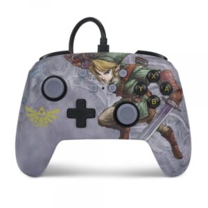 powera mando con cable enhanced para nintendo switch valiant link