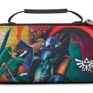 powera estuche protector para nintendo switch modelo oled, nintendo switch y nintendo switch lite link vs ganondorf
