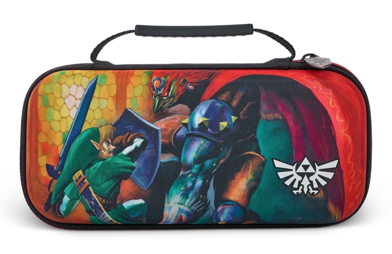 powera estuche protector para nintendo switch modelo oled, nintendo switch y nintendo switch lite link vs ganondorf