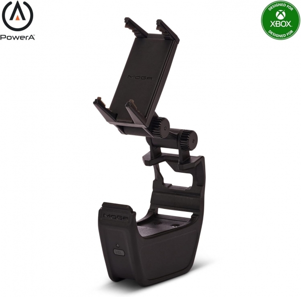 powera soporte de juego moga play & charge de para mandos inalambricos de xbox
