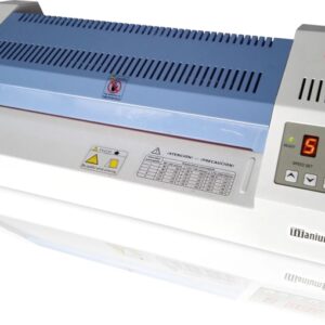 dhp titanium 330 plastificadora a3 4 rodillos calentamiento en 3 4 minutos para fundas hasta 125 micras pantalla lcd color blanco