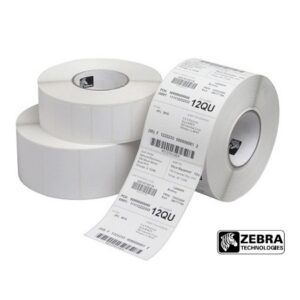 zebra z select 2000t pack de 12 rollos de etiquetas termicas originales 102x76mm adhesivo permanente 930 unidades x rollo 3006320