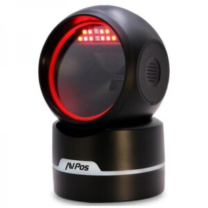 avpos avp m680 2d lector de codigos de sobremesa escaneo automatico lectura de codigos 1d, 2d y qr usb y serie color negro