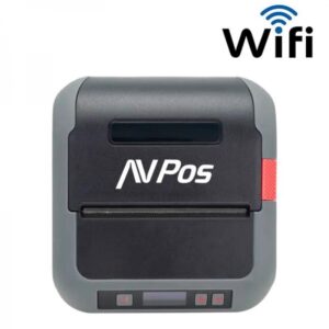 avpos avp mlp900w impresora termica portatil de etiquetas con funda resolucion 203 dpi velocidad 70 mm/s usb y wifi color negro