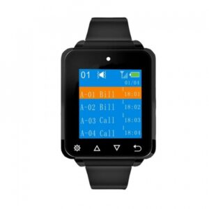 avpos avp ac w01 reloj avisador camareros 4 mensajes simultaneos vibracion pitido color negro