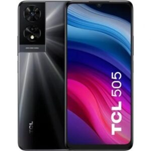 tcl 505 smartphone pantalla 6.75" 6gb 256gb camara 50mp bateria 5010mah admite carga de 10w color gris oscuro