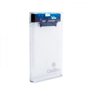 coolbox caja externa 2,5" slimchase t 2533 sata usb3.0 transparente