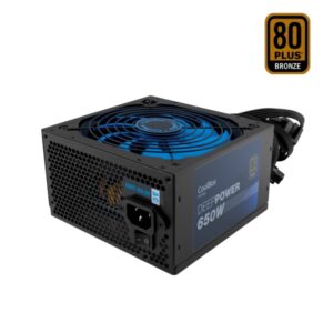 coolbox deeppower fuente de alimentacion 80 plus bronze 650w atx pfc activo modo silencioso ventilador 140mm