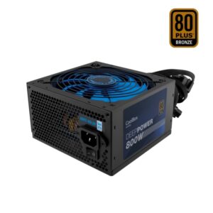 coolbox deeppower fuente de alimentacion 80 plus bronze 800w atx pfc activo modo silencioso ventilador 140mm