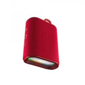 energy sistem streetplay altavoz bluetooth radio fm ipx6 12h de autonomia lector micro sd luces led manos libres color rojo