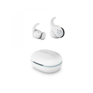 energy sistem auriculares inalambricos true wireless bluetooth 5.3 ipx5 20h autonomia secure fit+ app personalizable microfono estereo color blanco