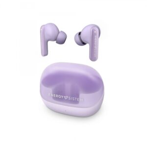 energy sistem auriculares anc cancelacion de ruido 25h autonomia bluetooth 5.4 resistencia ipx4 materiales reciclados color morado