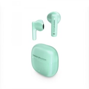 energy sistem streetmusic auriculares true wireless bluetooth 5.4 graves profundos 20h autonomia materiales reciclados asistente de voz integrado color verde