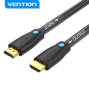 vention cable hdmi resolucion 4k sonido de alta calidad extremos chapados en oro color negro