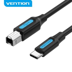 vention cqubf cable usb 2.0 tipo c a tipo b transferencia 480 mbps 2a color negro